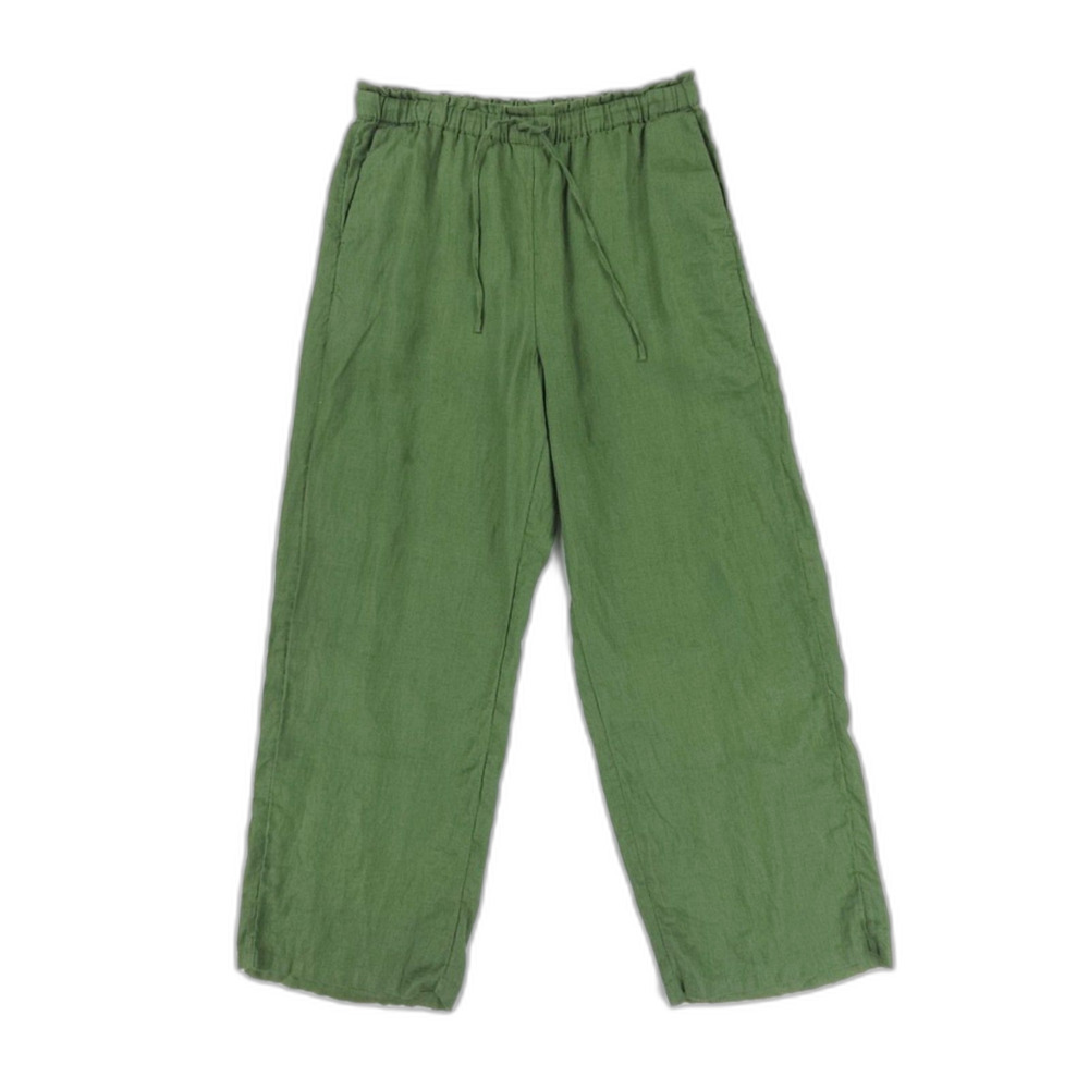 NWOT☀️🔥J. Crew - Green Soleil Linen Tie Pants - M